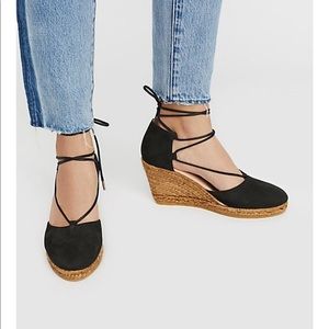 Free People - Marbella Wedge - Black